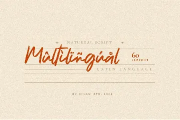 Natureal Script font