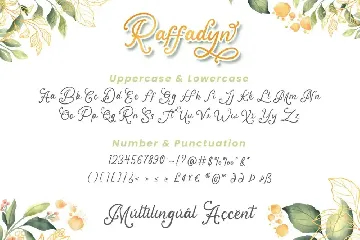 Raffadyn - Wedding Font