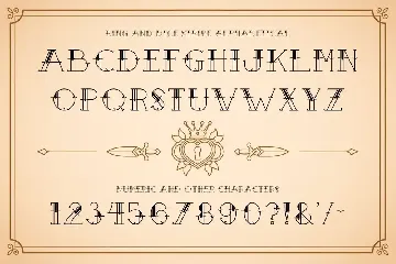 King And Dice font