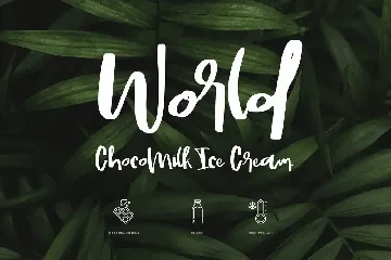 Chocomilk handmade font