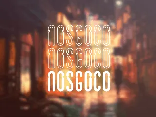 Nosgoco font