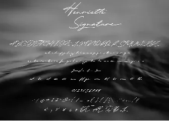 Henriette Signature Script Font