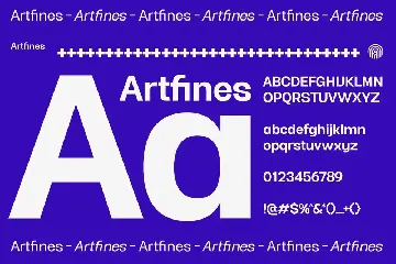 Artfines font