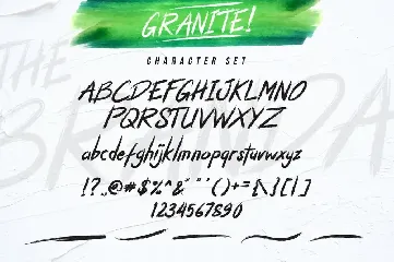 Granite Brush Business Font