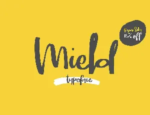 Mield Script font