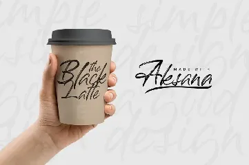 Aksana Brush Business Font