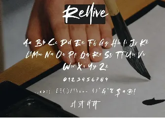 Rellive Brush Script Font