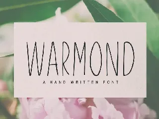 Warmond Sans Serif Font