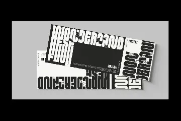 HS Monsnow - An Experimental Condensed Font