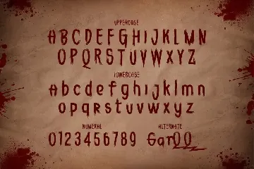 Butcher - Horror Scary Font