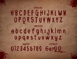 Butcher - Horror Scary Font