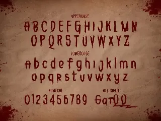 Butcher - Horror Scary Font