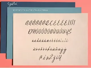 SignPink font