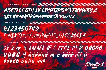 Bloodlust - Font