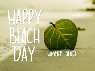 Summer Foliage Font