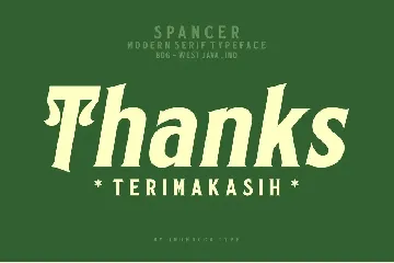 Spancer font