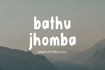 BathuJhomba font