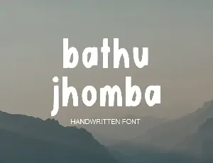 BathuJhomba font