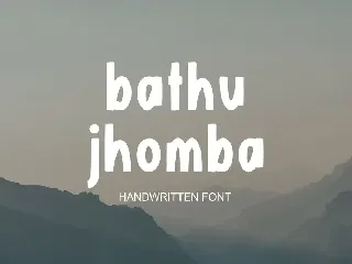 BathuJhomba font