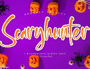 Scaryhunter Handwriting Script Font