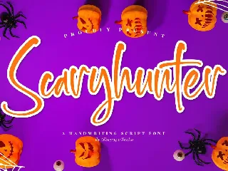 Scaryhunter Handwriting Script Font