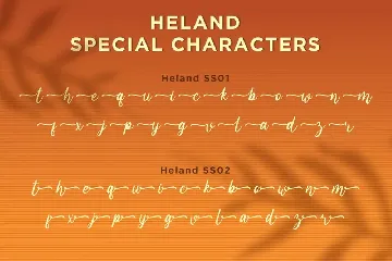 Heland - Display Script Font