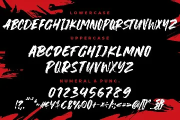 The Rocky Handbrush Typeface font