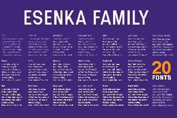 Esenka font