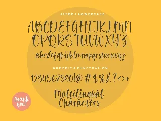 Honey and Yogurt Handwriting Font