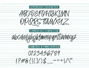 Landy Notes font