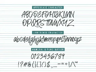 Landy Notes font