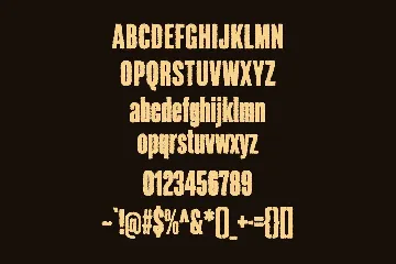 Roughnut Display Font