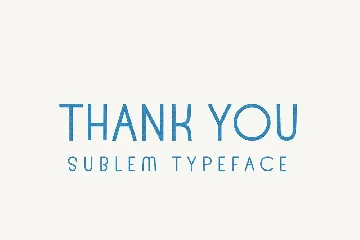 Sublem Monoline Typeface font