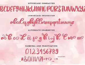 Nadine Sheila font