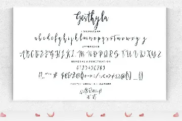 Gesthyla Calligraphy Wedding Font