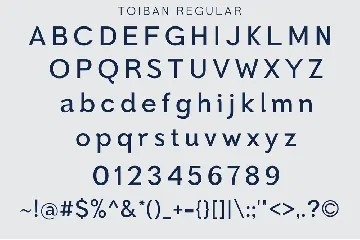 Toiban font