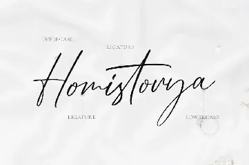 Homistorya - Wedding Font