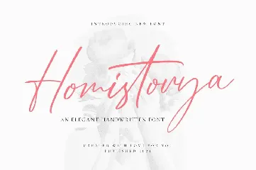 Homistorya - Wedding Font