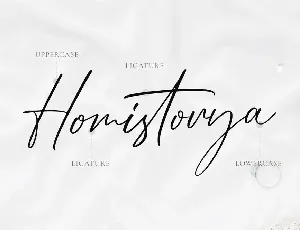 Homistorya - Wedding Font