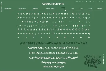 Adenium font