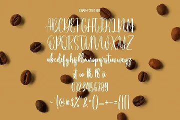 Coffee Tables Script Font