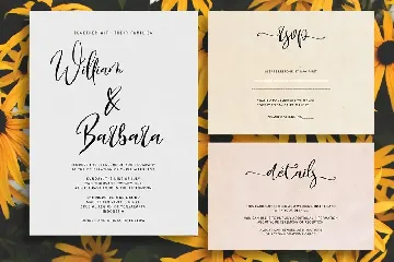 Sweater // Wedding Font