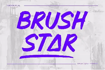 Brush Star - Logo Font