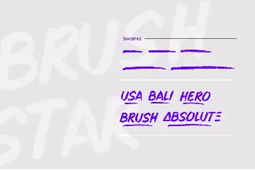 Brush Star - Logo Font