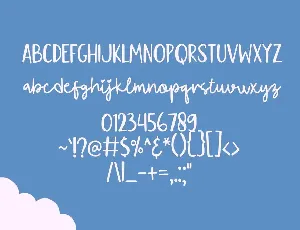 Flying Kite font