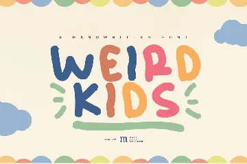 Weird Kids | A Handwritten Font