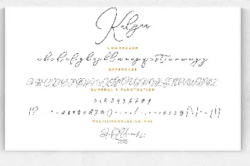 Kalyna Signature Wedding Font