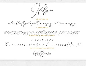 Kalyna Signature Wedding Font