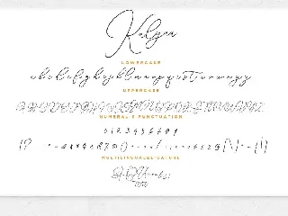 Kalyna Signature Wedding Font