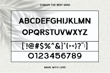 Chimor font